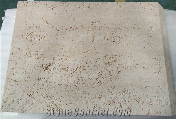 Vein Cut Unfilled Roman Travertine Honeycomb-Backed Stone Panels