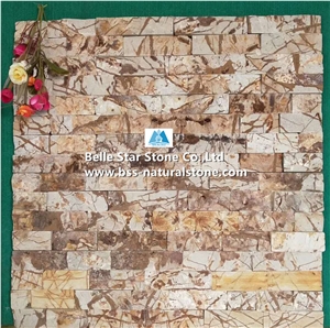 Autumn Leaves Sandstone Culture Stacked Ledge Stone Veneer Panels Cladding
