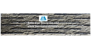 Black Marble Waterfall Culture Stacked Ledge Landscaping Stone Veneer