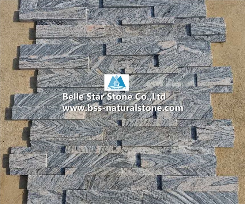 China Juparana Granite 3d Stone Panels,Multicolor Grain Ledgestone