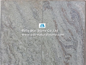 Grey Green Quartzite Stone Flooring Tiles,Patio Stones