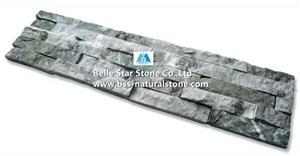 Lotus Green Marble Culture Stacked Ledge Stone Veneer Cladding Panels
