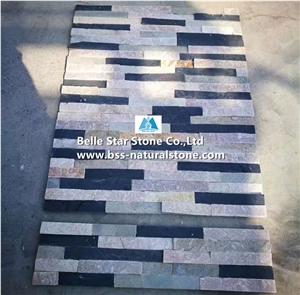 Slate Quartzite Culture Stacked Ledge Stone Veneer Cladding Panels