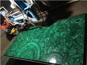 Peacock Green Semi-Precious Jade Luxury Stone Gem Stone Polished Slabs