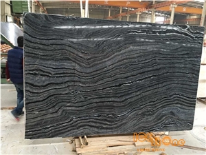 Silver Wave Brown Marble,Wooden Grain Slab,Bookmatch,Good for Project,