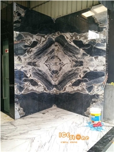 Titanic Storm Marble/Blue Galaxy/China Polished Slabs/Tiles