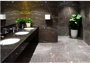 Vietnam High Quality Brown Coffee Polished Marble Slabs & Tiles, Coffe Latte Brown Marble