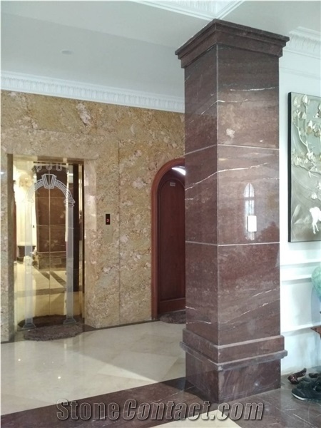 Vietnam High Quality Red Dragon Polished Marble Slabs & Tiles