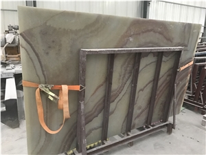 Big Size Panel Orange Onyx Composite Pvc Panels from Moreonyx