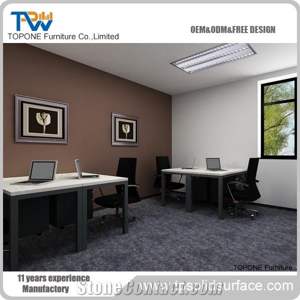 Artificial Stone Modern Ceo Office Desk For Sale From China