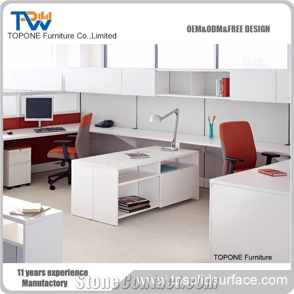 Curved Office Desk Simple Design Table with Competitive Price for Sale
