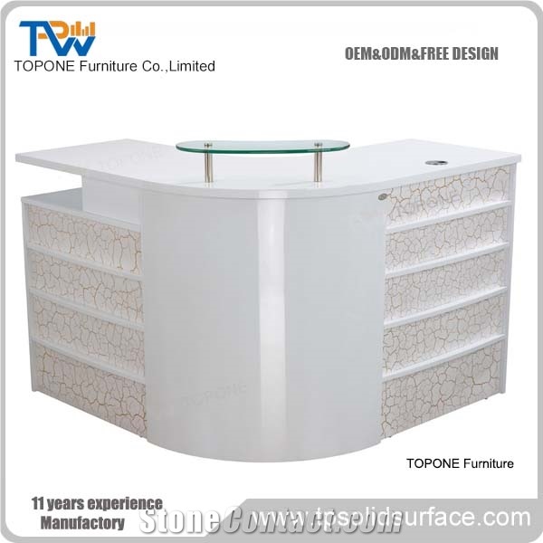 Hot Sale Modern Salon Reception Desk From China Stonecontact