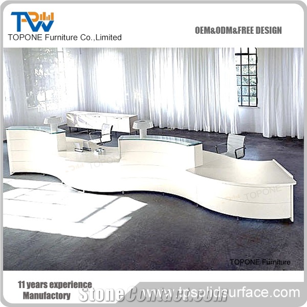 Modern Design Reception Counter Office Front Stand Table