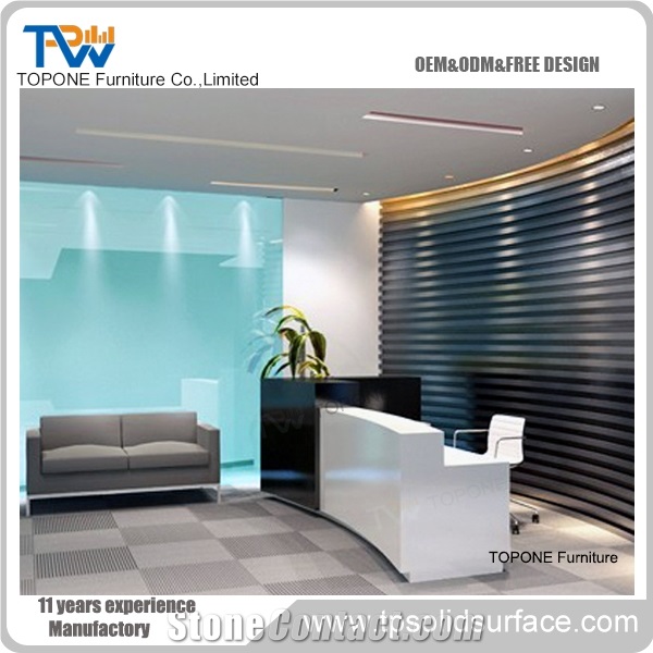 Modular Artificial Marble Reception Desk From China 640723