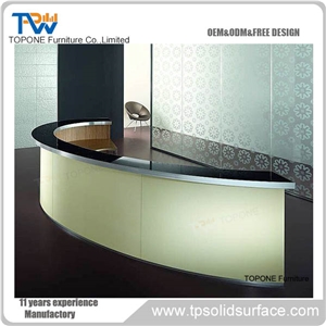 Perfect Design Solid Surface Reception Counter