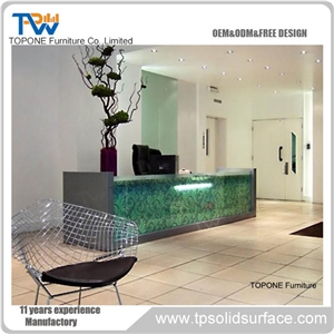 Perfect Design Solid Surface Reception Counter