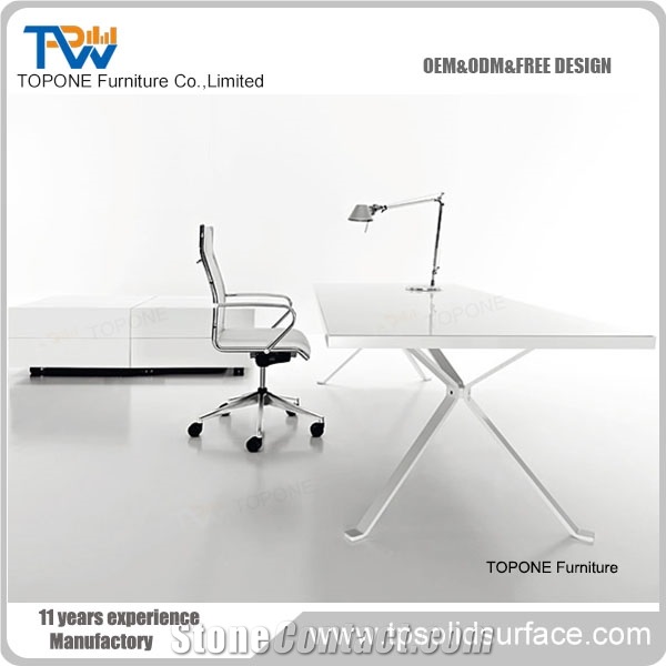 Professioal Factory Supply Office Desk with Wood File Cabinets