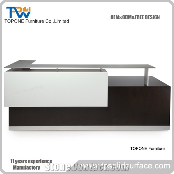 Simple Office Small Reception Desk Reception Counter From China