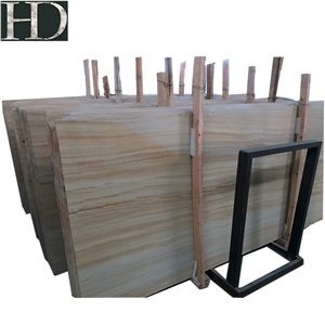 Australian Yellow Sandstone Slabs Wooden Vein Natural Stone