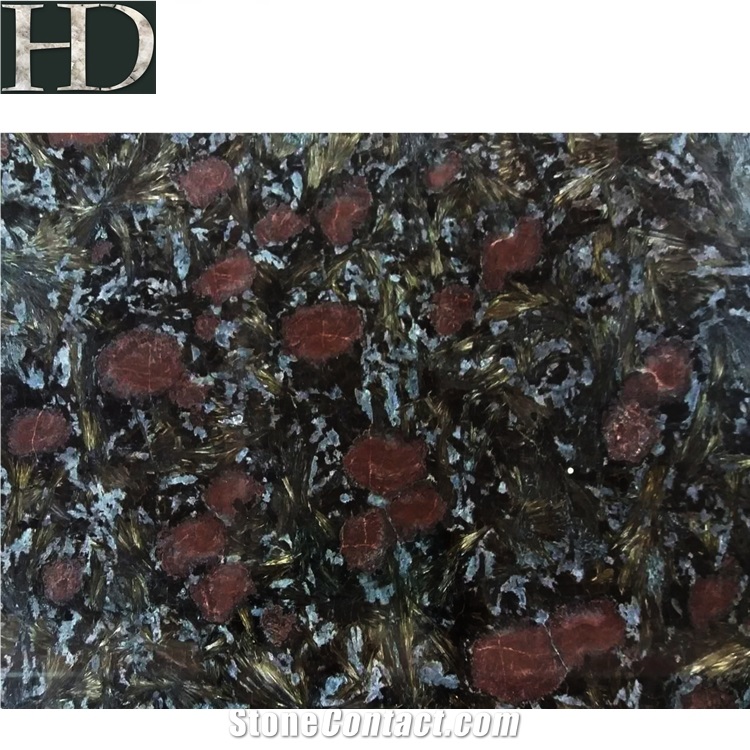 Chinese Granite Floor Pave Dark Rose Granite Tile with Cheap Price