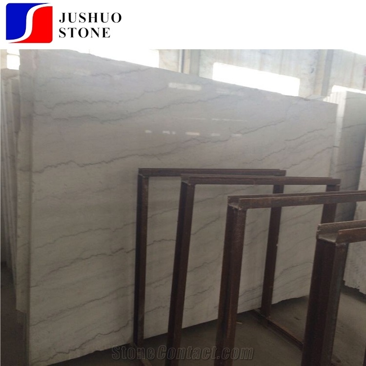 Best Quality China Guangxi White Marble Ivory Jade, China Bianco Carrara Slab