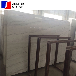 Best Quality China Guangxi White Marble Ivory Jade, China Bianco Carrara Slab