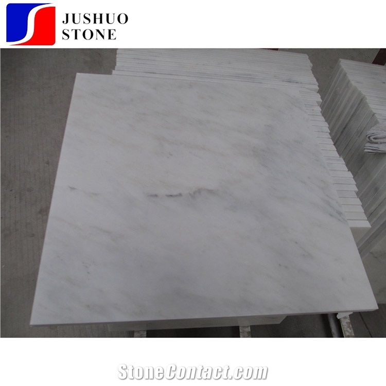 Bianco Esterno Marble,Sichuan White Marble Tile with Little Black Vein