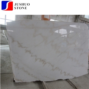 China Bianco Carrara Marble with Yellow Veins Good Quality Stone Slabs