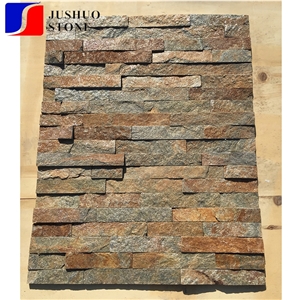China Natural Quartzite Stone Panel for Wall Cladding Inner Room Tiles