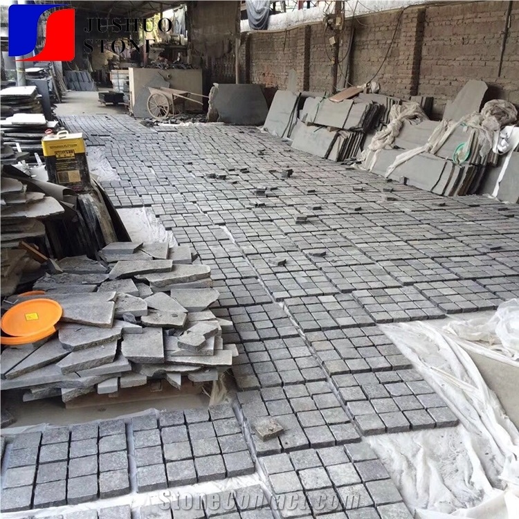 Flamed Mesh Paving Stone G684 Cobbles for Countyard Road Pavers