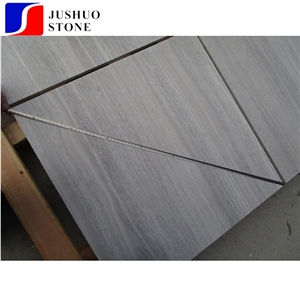 Guizhou Light Grey Wood Grain Marble,Wood Grain Wenge Polish Tile