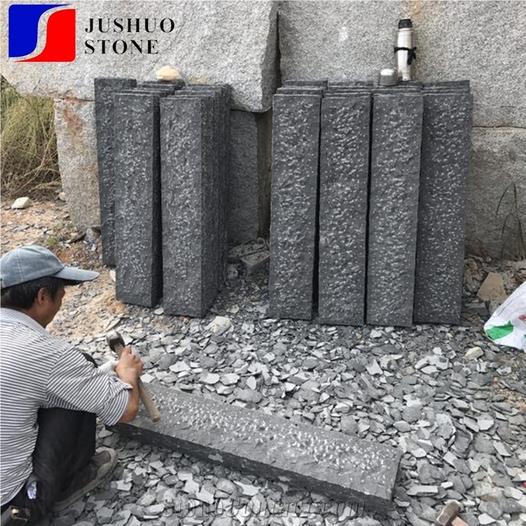 Hainan Black Manufacturer Price Basalt Kerbs for Road Path Materials