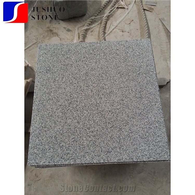 Hubei White Granite Polish G603 Linen Stone Tile for Inner Decoration