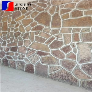 Irregular Wall Pane,China Yellow Slate Culture Stone,Slate Ledge Stone
