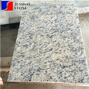 Natural White Giallo Santa Cecilia Granite Tile Slab for Countertop