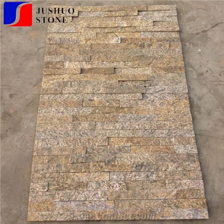Split Yellow Slate China, Rustic Ledge Stone,Rust Slate Exterior & Interior Wall
