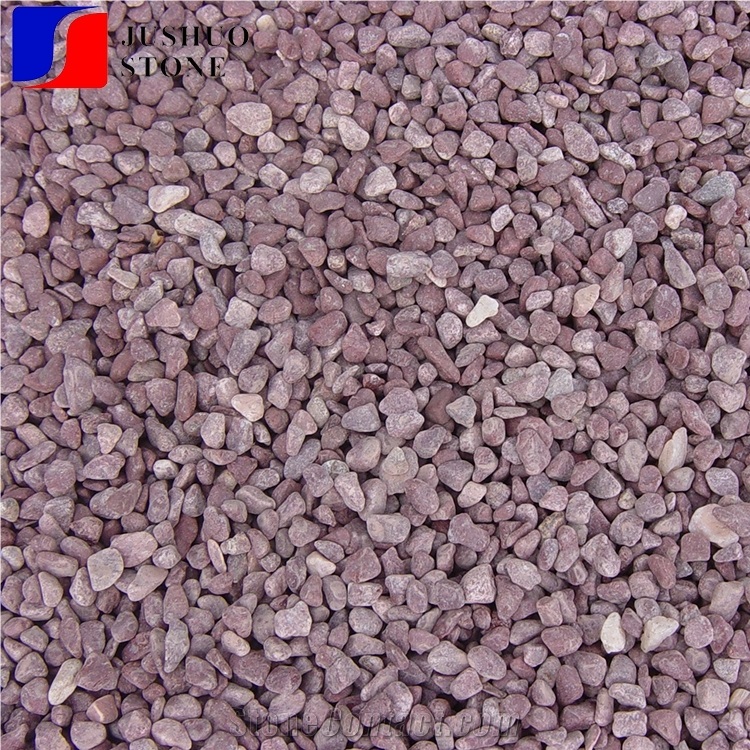 Tumbled Natural Pebble Stone for Blind Path Application Build Material