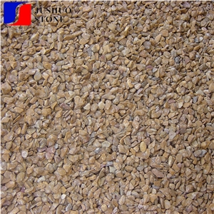 Tumbled Natural Pebble Stone for Blind Path Application Build Material