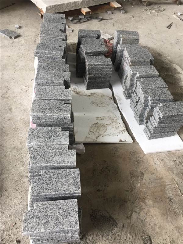 Natural Stone Grey Granite G603 for Floor, Steps and Wall Spiral Staircase