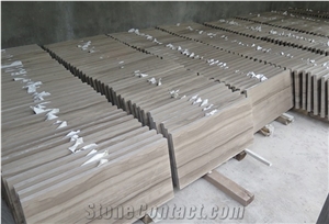 Athens Wooden Vein Marble Machine Cutting Panel Tiles,Bathroom Covering