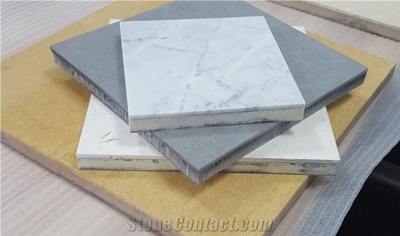 Bianco Cararra Marble Lightweight Honeycomb Panel Tile Wall Cladding Interior Hotel Lobby Walling