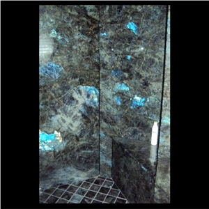 Labradorite Blue Granite Slabs,Lemurian Blue Granite Panel Bathroom Floor Tiles