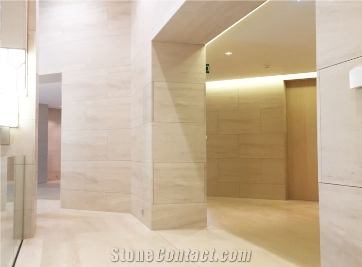 Moca Cream Limestone Bathroom Countertops,Bath Top,Beige Stone Vanity Top Hotel Project Customized Gofar