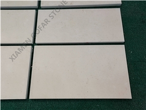 Moca Cream Limestone Bathroom Floor Paving Cover Panel Tiles,Beige Coral Stone Wall