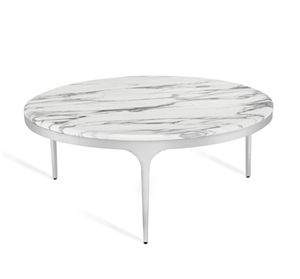 Modern Djungle Arabescato Carrara Marble Tabletop,Interior Stone Furniture
