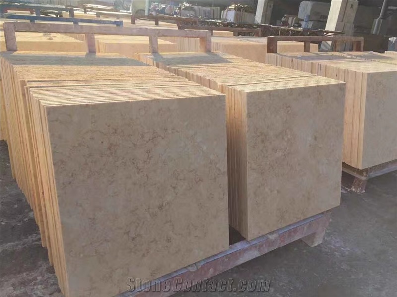 Sunny Beige Marble Wall Panel Tiles,Egypt Cream Honed Floor Stepping Tiles Pattern