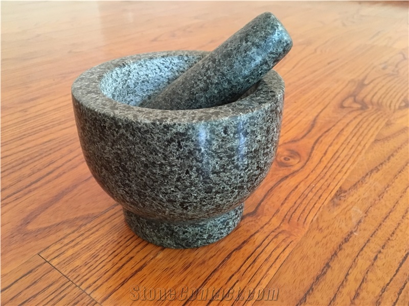 Eco-Friendly Herb & Spice Tools Type Granite Mortar and Pestle