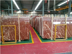 Natural Marble Stone Rosso Alicante Marble Slab