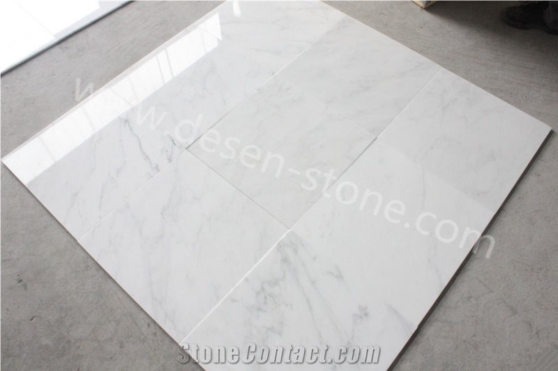 China White Calacatta/Orient White Marble Stone Slabs&Tiles for Countertop