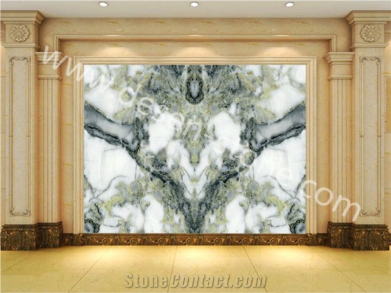Cold Jade/White Beauty/Ice Green Marble Stone Slabs&Tiles Vanity Tops